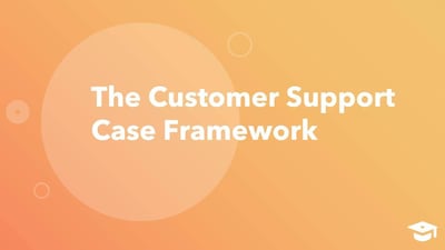 HubSpot's Support Case Framework