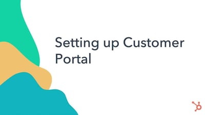 Setting up Customer Portal