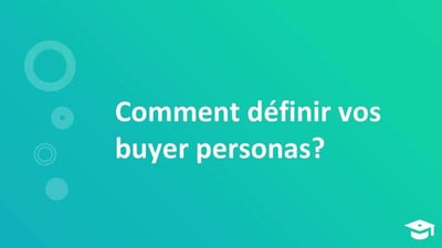 Utiliser des Buyer Personas dans HubSpot