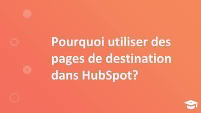 Créer des pages de destination dans HubSpot