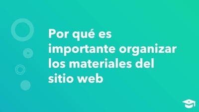 Organizar y administrar materiales en Content Hub