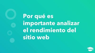 Analizar el rendimiento de tu sitio web en Content Hub