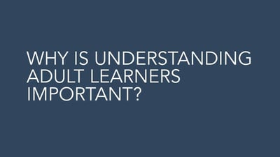 Adult Learning Theories