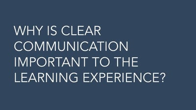 Clear Communication