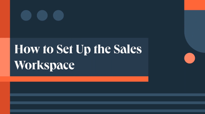 Como Configurar o Espaço de Trabalho de Vendas