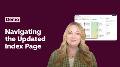 Navigating the Updated Record Index Page