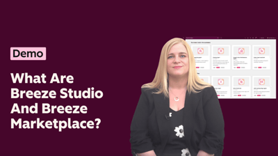 O que são o Breeze Studio e o Breeze Marketplace?
