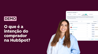 O que é a intenção do comprador na HubSpot?