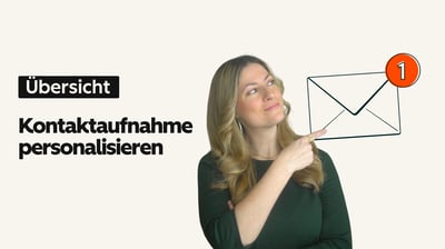 Übersicht: Kontaktaufnahme personalisieren