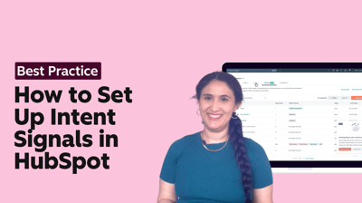 Como Usar Sinais de Intenção na HubSpot