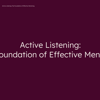 Thumbnail for Active Listening